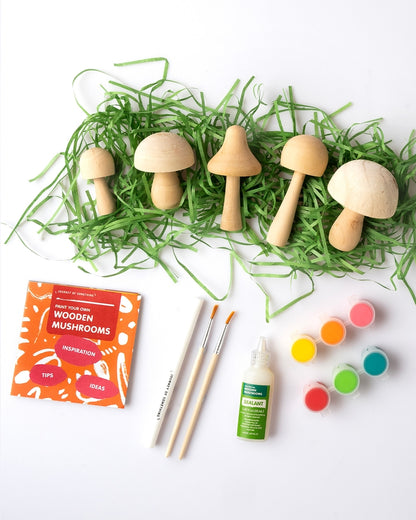 Paint Your Own Mushrooms
