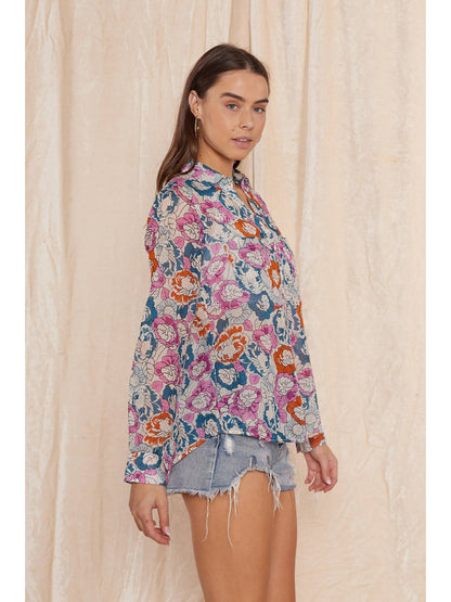 Oil Paint Button Down