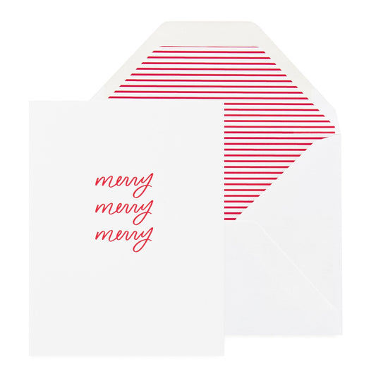 Merry Merry Merry Card