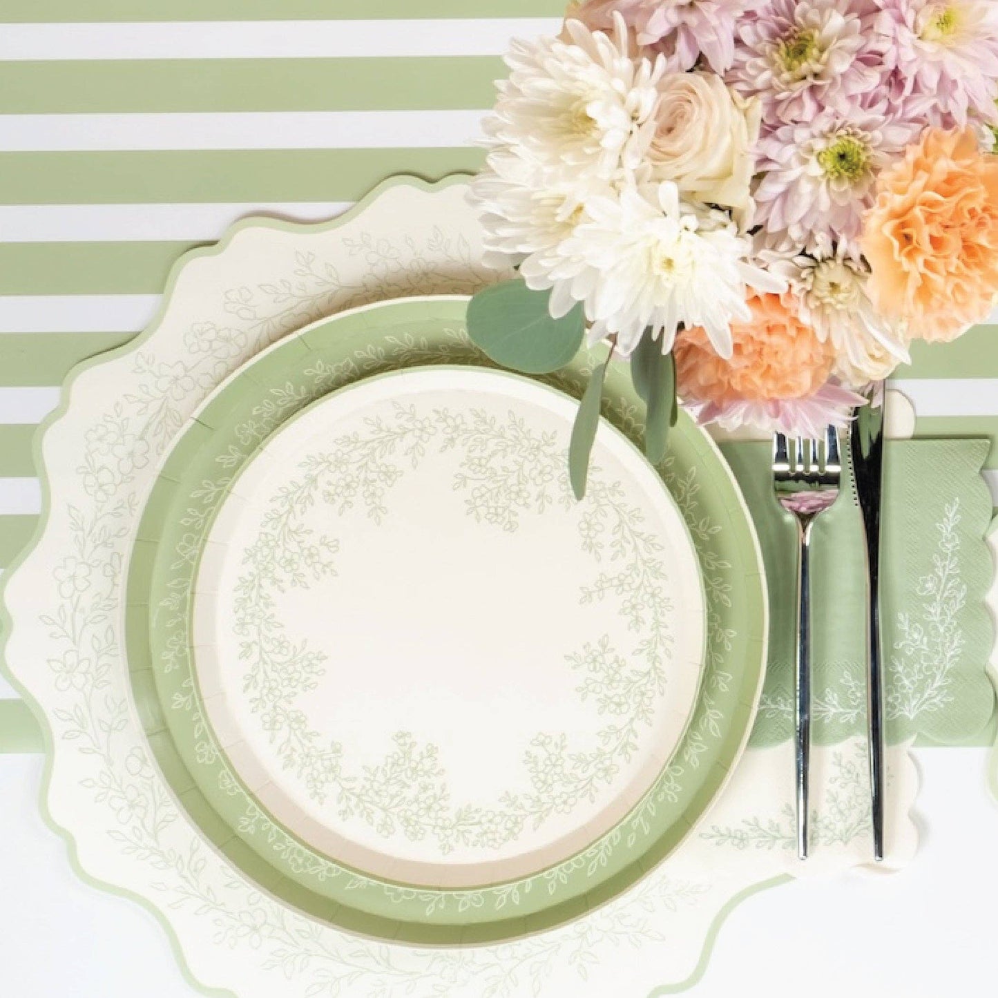 Floral Elegance Guest Towels