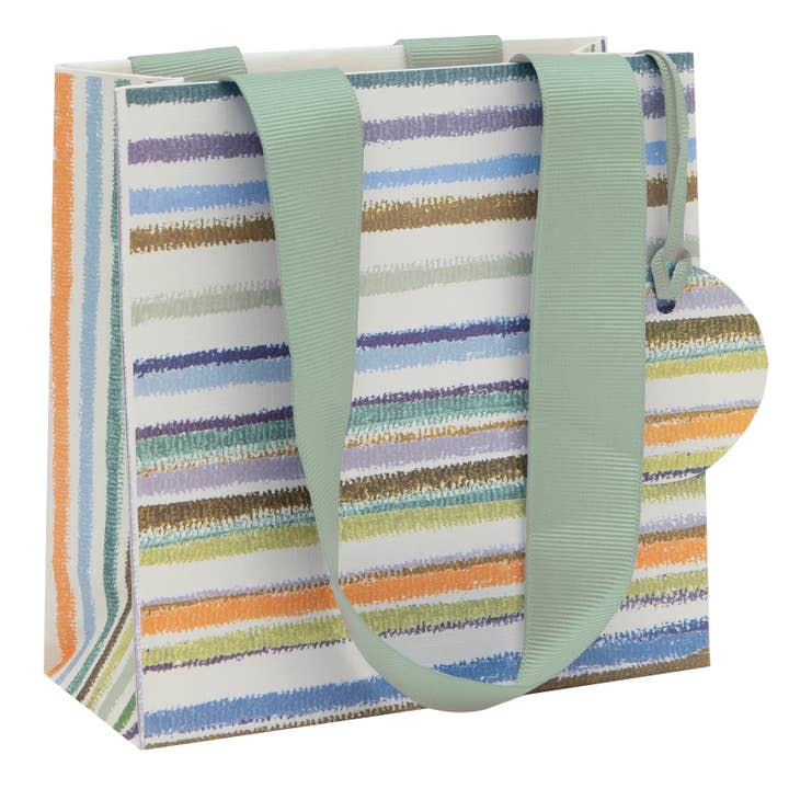 Horizontal Stripes Gift Bag