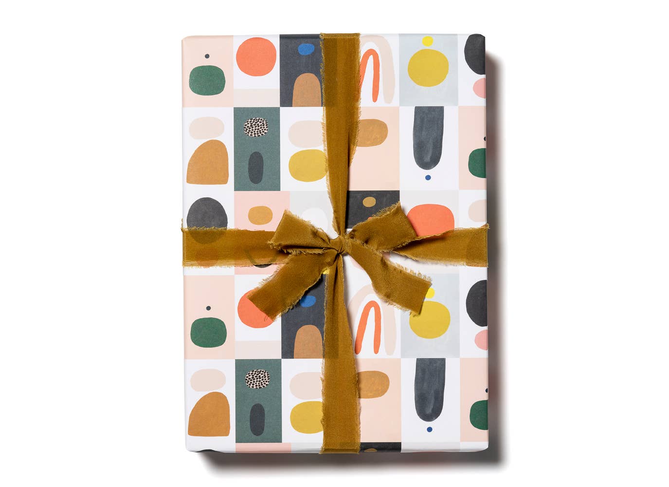 Color Block Wrapping Paper Roll