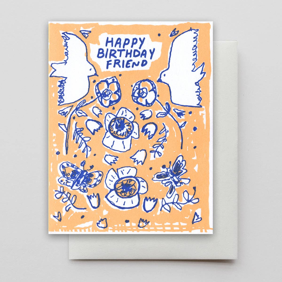 Birds-N-Butterflies Birthday Card