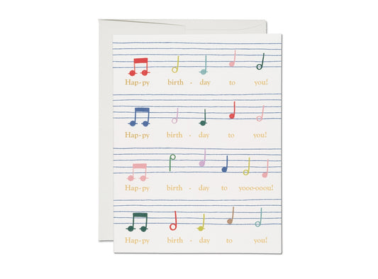 Birthday Song Card