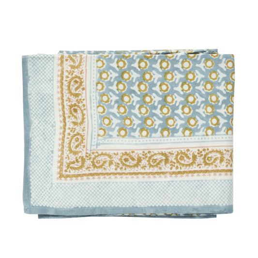 Isha Blue Tablecloth