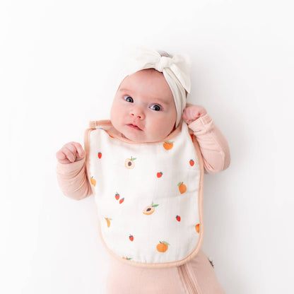 Peach Bib Set