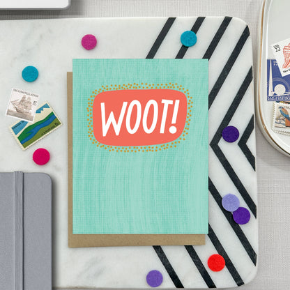 Woot Congrats Card