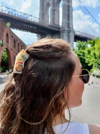 Mini Mahjong Hair Claw