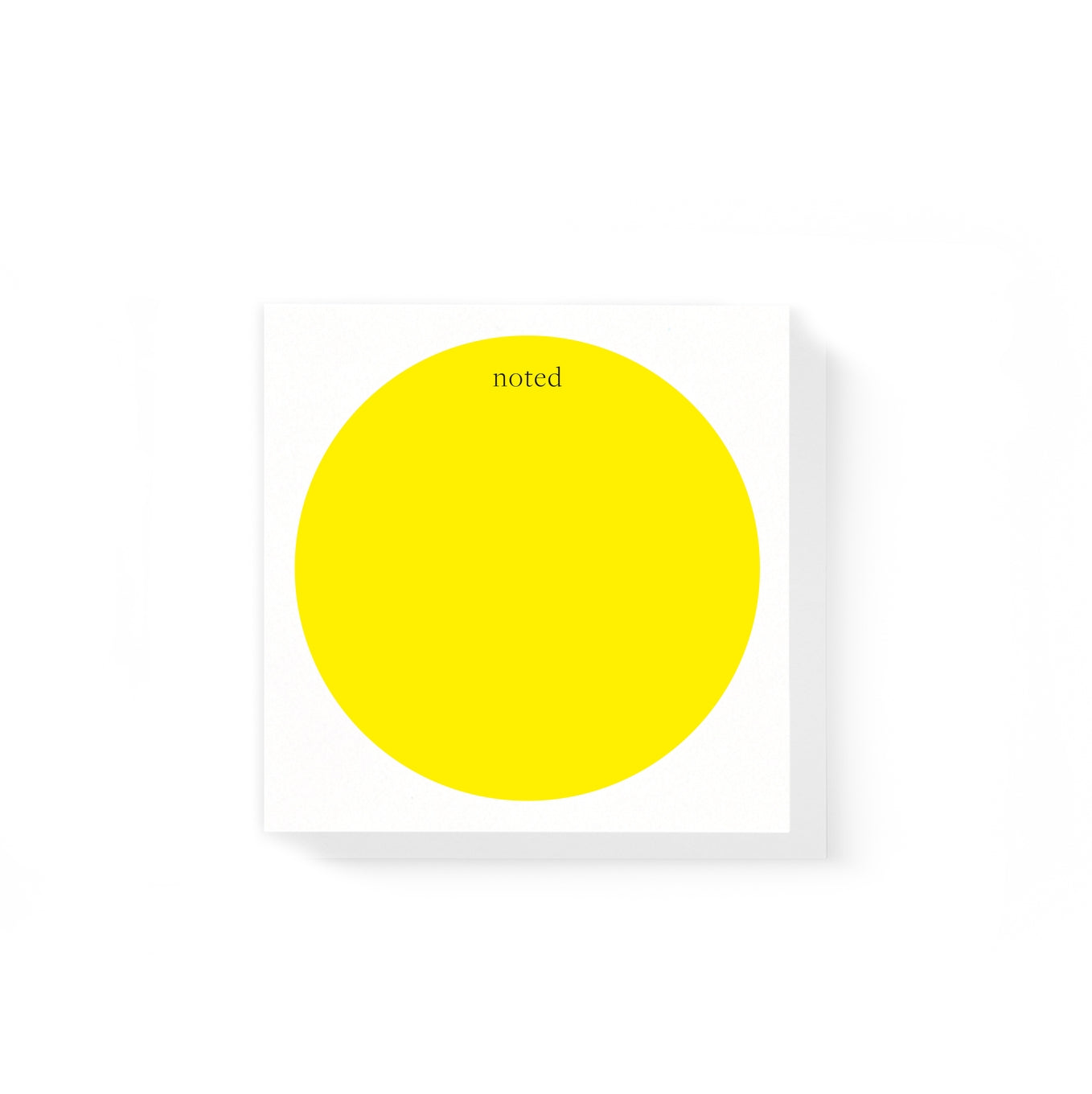 Yellow Dot Chunky Notepad