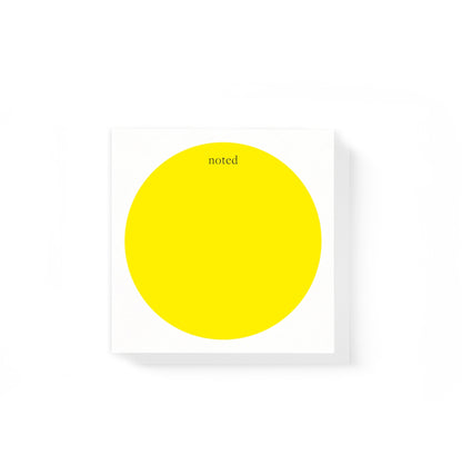 Yellow Dot Chunky Notepad