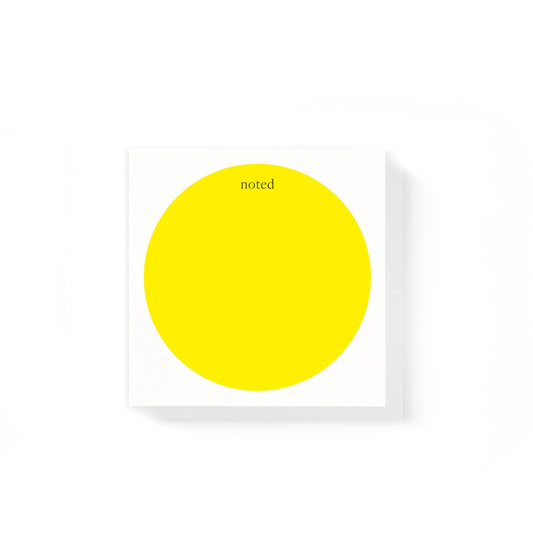 Yellow Dot Chunky Notepad