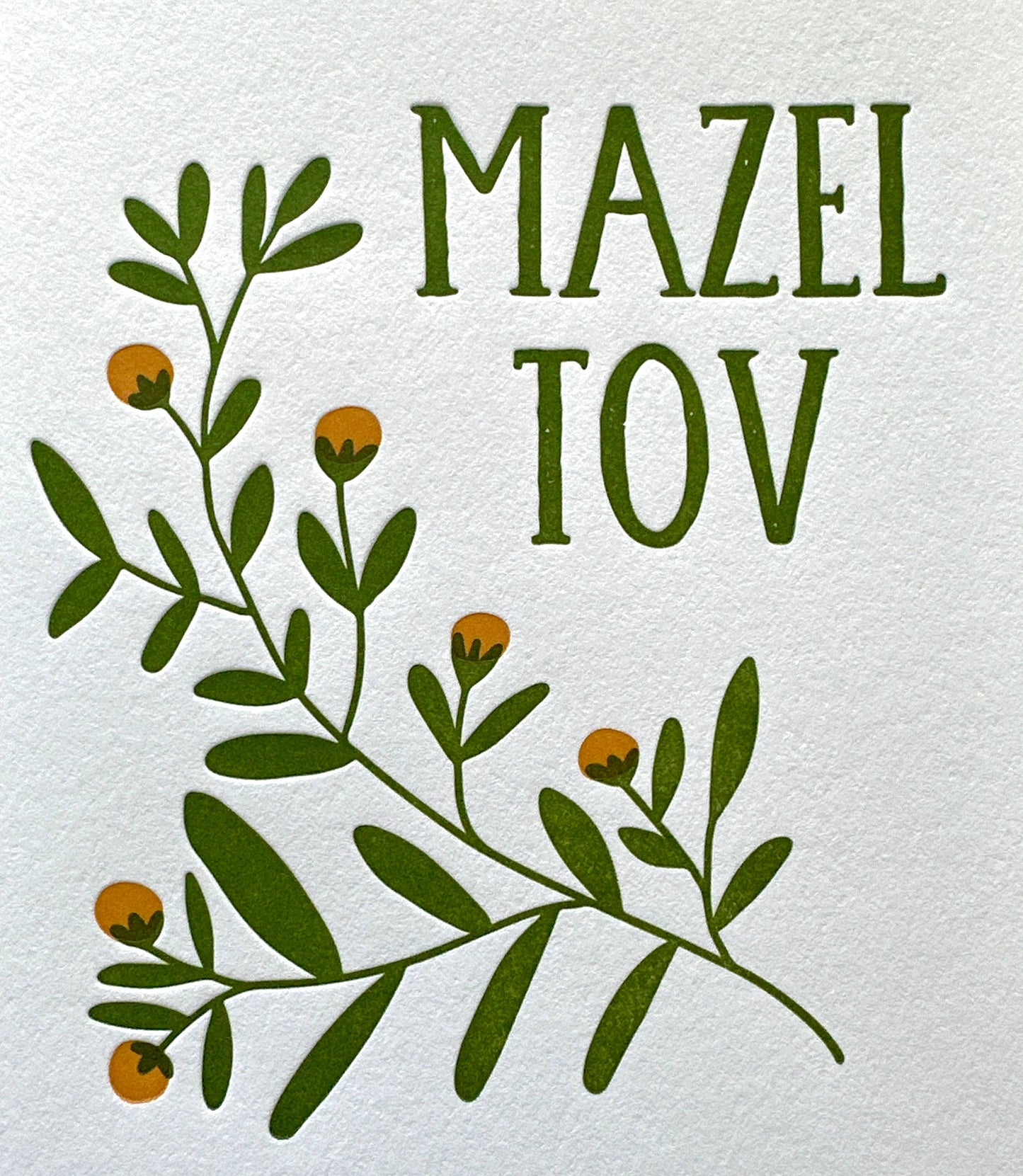 Mazel Tov Blossoms Card