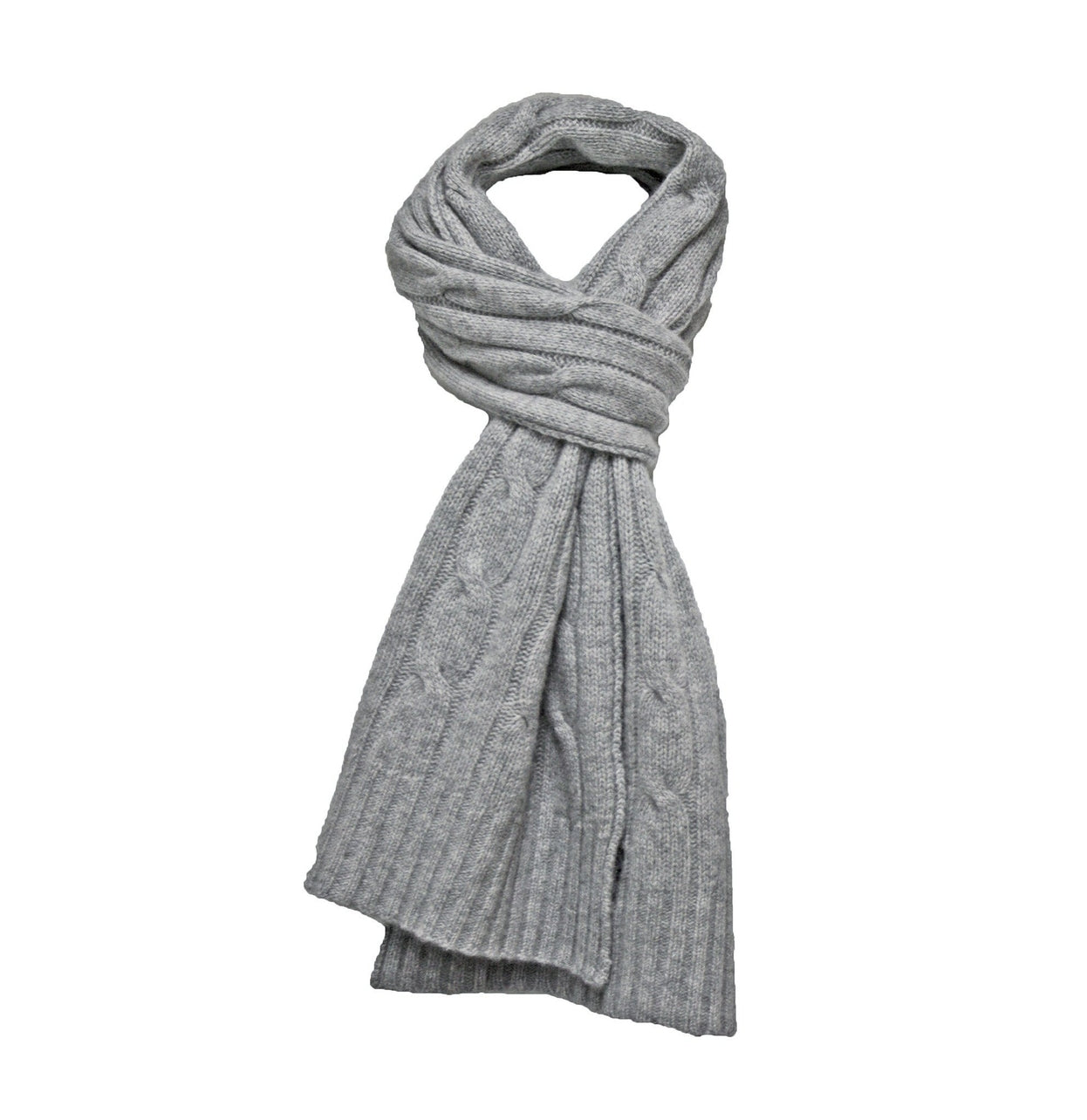 Cashmere Cable Scarf