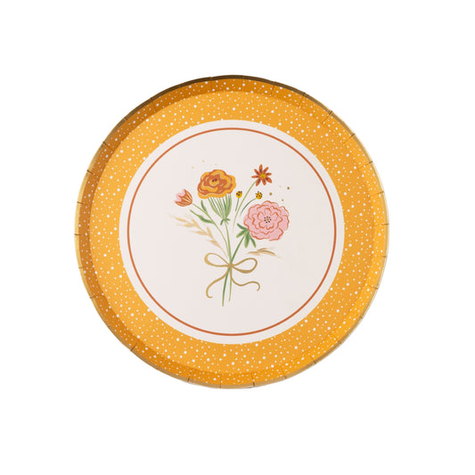 Cozy Fall Florals Dessert Plates