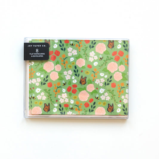Garden Floral Flat Notes