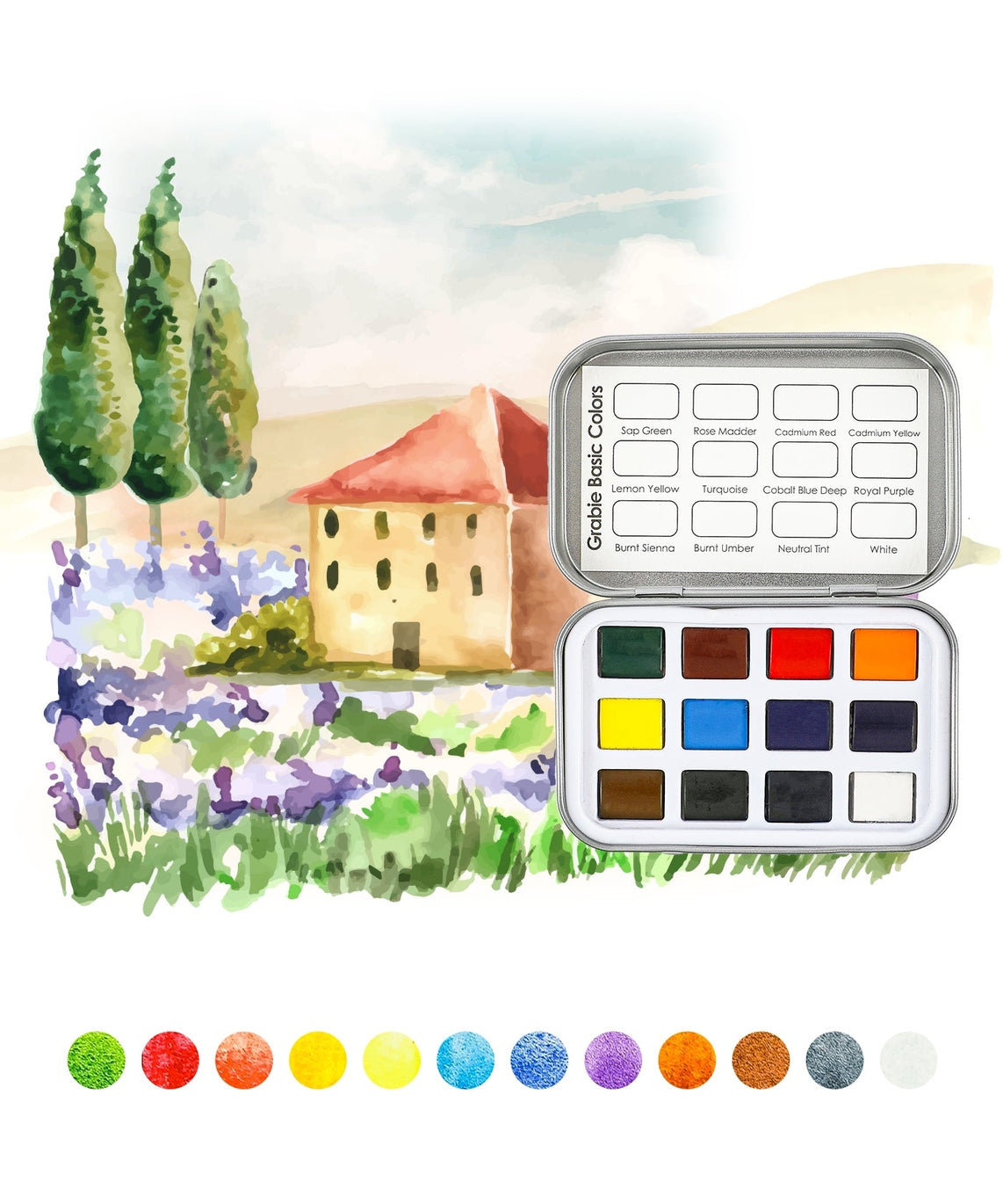 Watercolor Pocket Set of 12