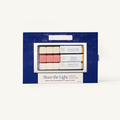 Hanukkah Shimmer Mimosa Mixer Cube Trio