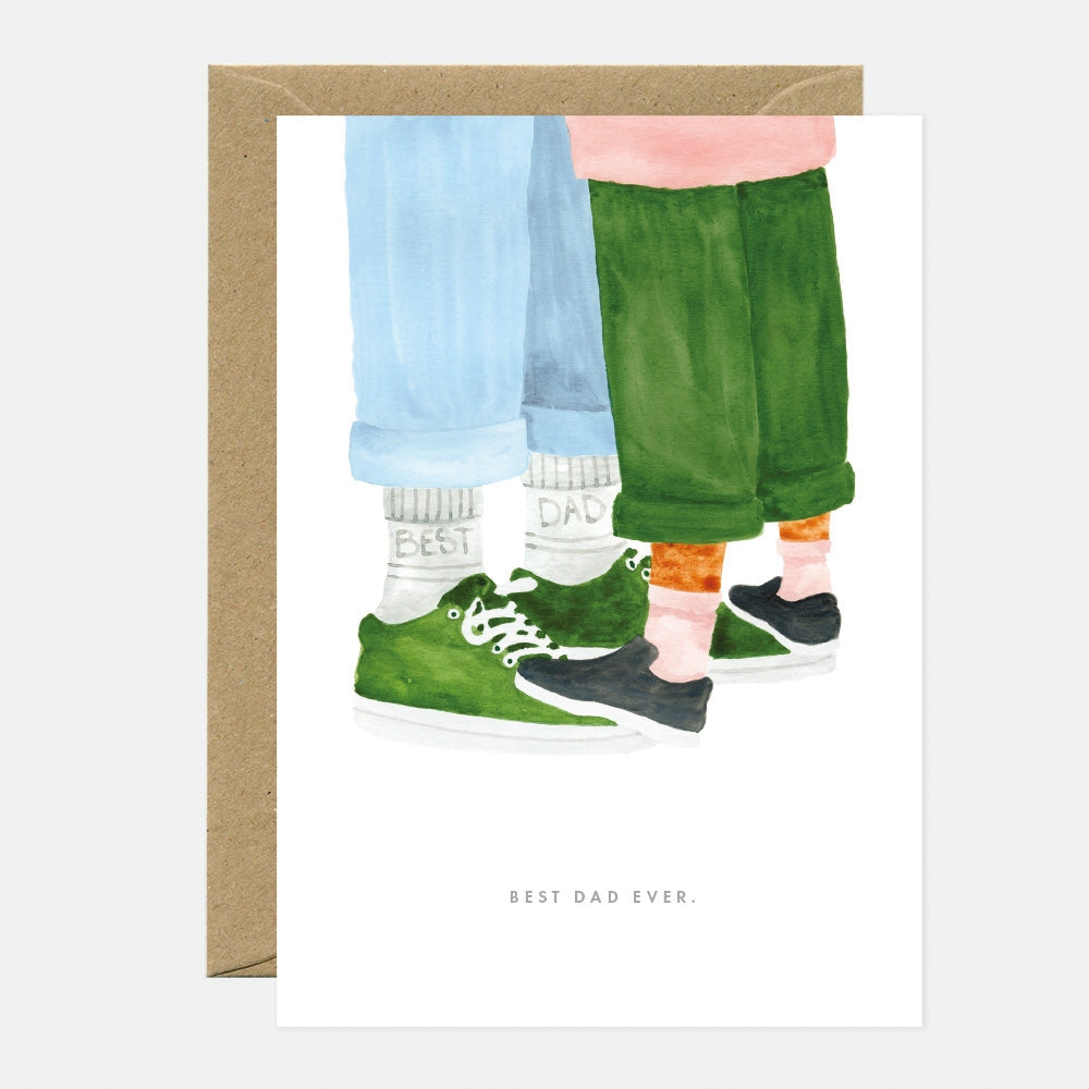 Best Dad Socks Card