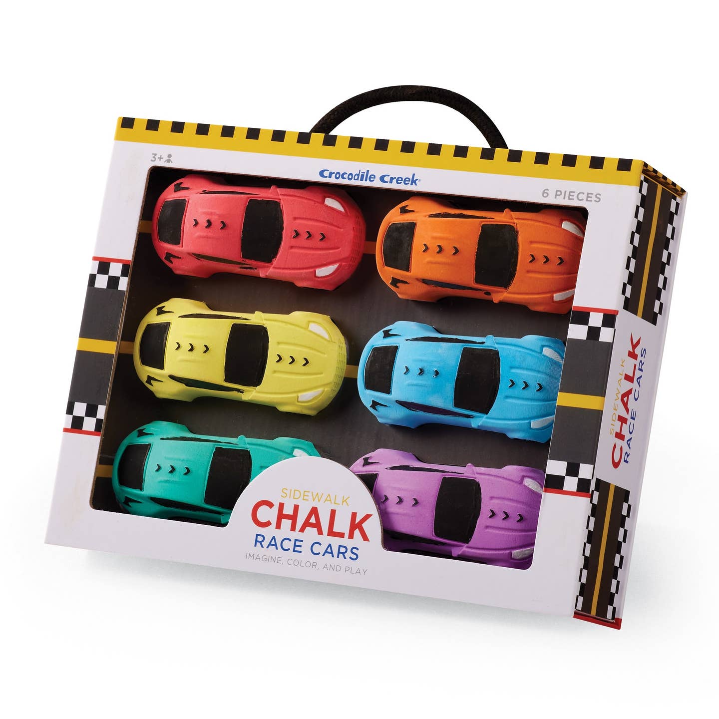 Race Cars Sidewalk Chalk