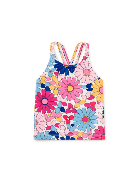 Cross Back Tankini Top