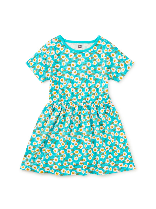 Short Sleeve Twirl Dress