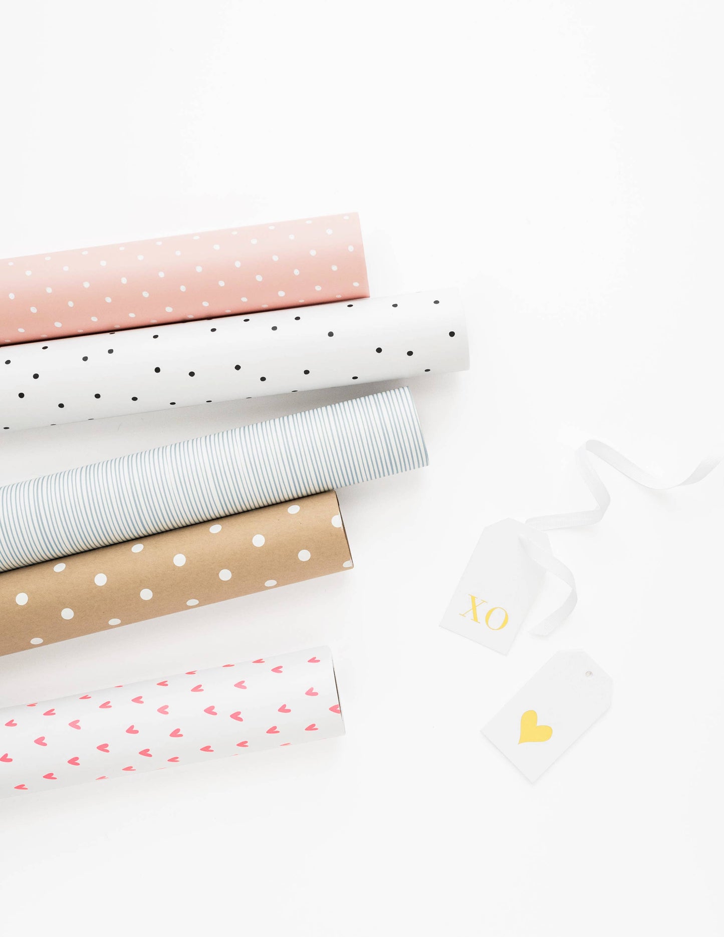 Rose Imperfect Dot Wrapping Paper