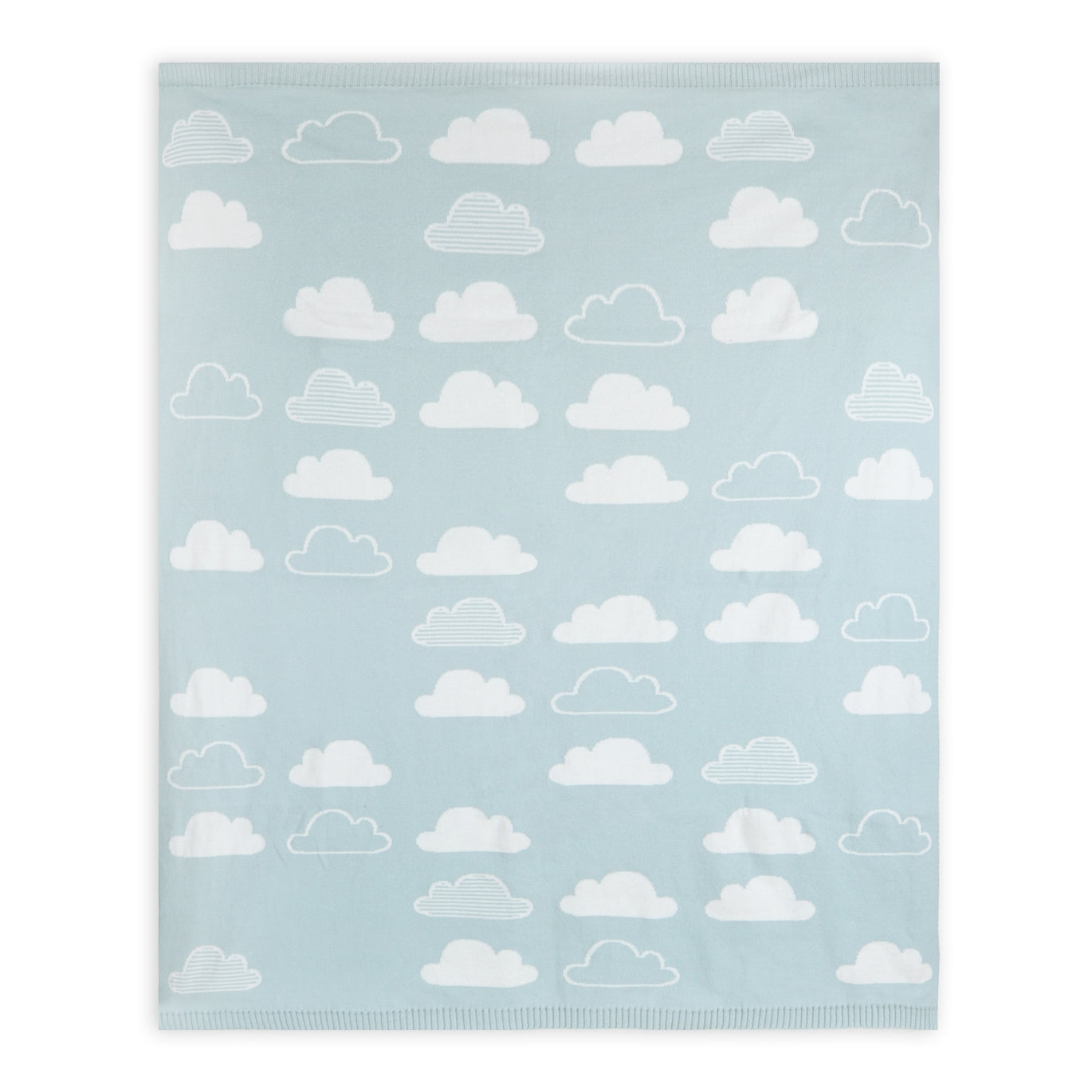 Cloud Reversible Baby Blanket