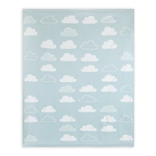 Cloud Reversible Baby Blanket