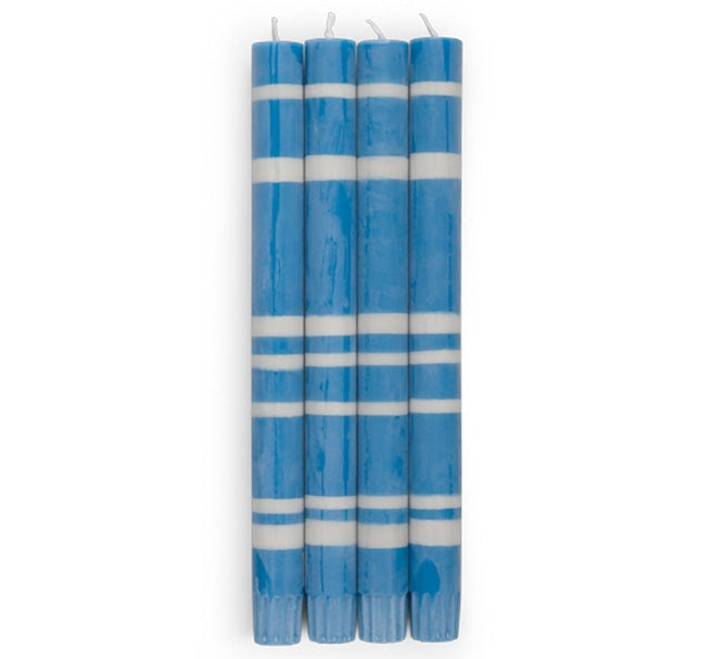 Striped Eco Dinner Candles