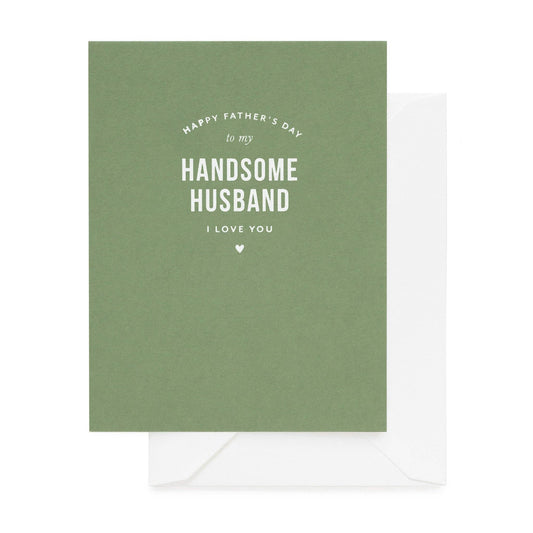 Handsome Husband Father's Day Card