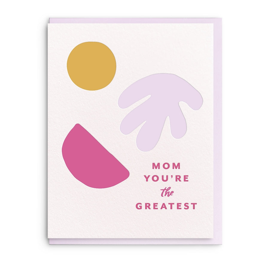 Greatest Mom Mother's Day Card