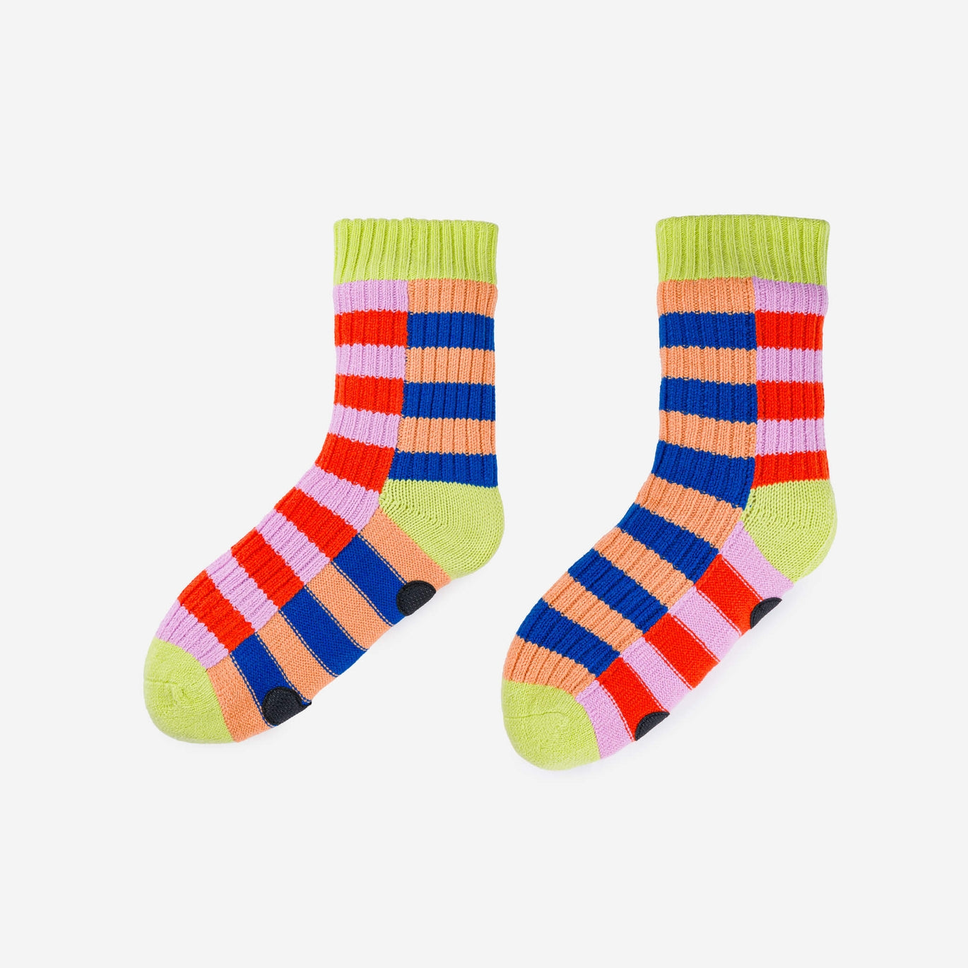 Super Stripe Knit House Socks