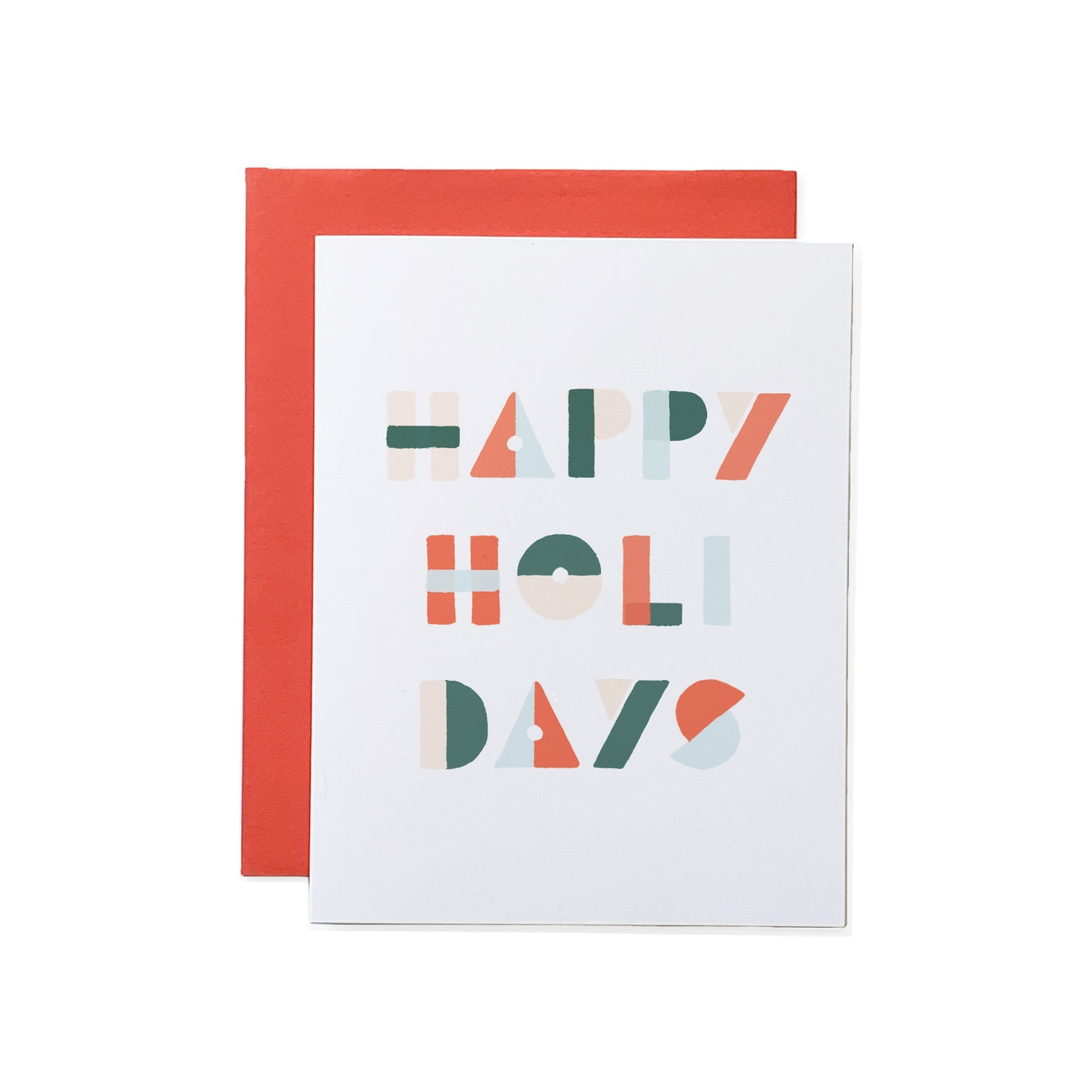 Happy Holidays Shapes Boxed Card Set