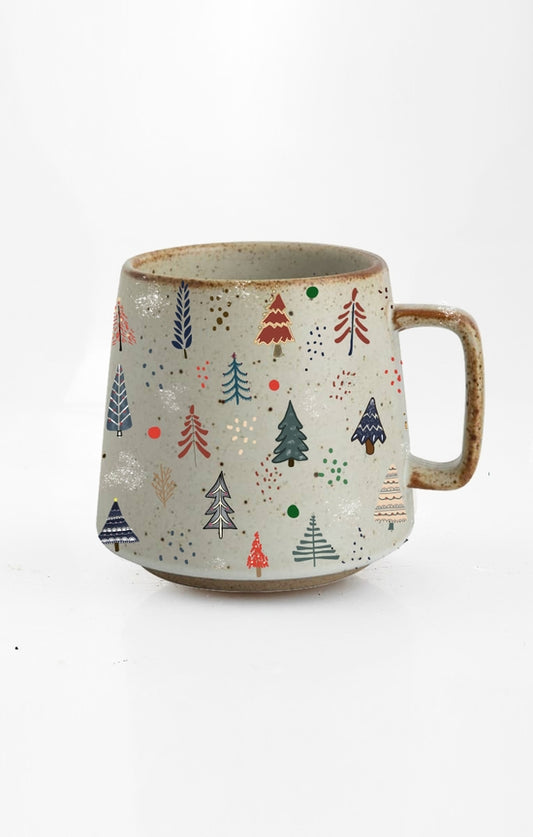 Festive Fir Stoneware Mug