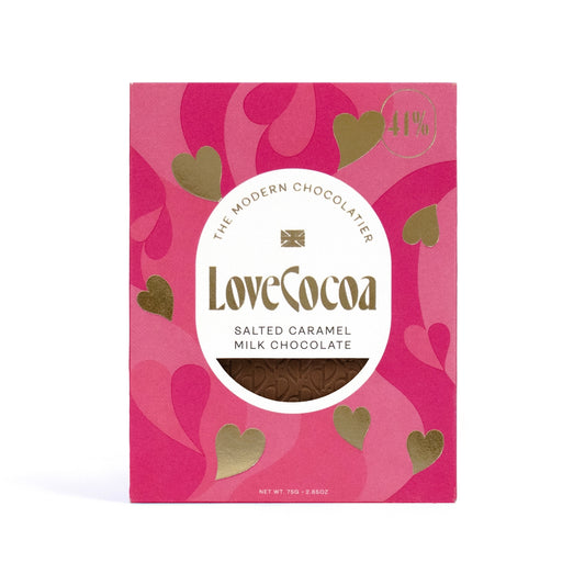 Hearts Salted Caramel Chocolate Bar