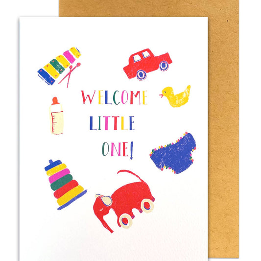Welcome Little One Greeting Card