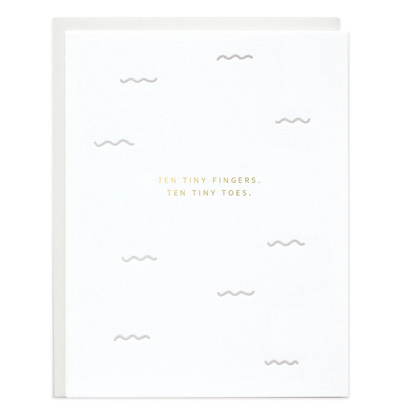 Ten Tiny Fingers Card