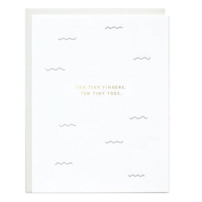 Ten Tiny Fingers Card