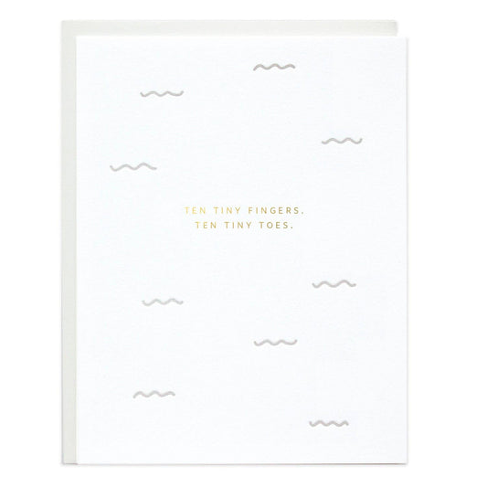 Ten Tiny Fingers Card