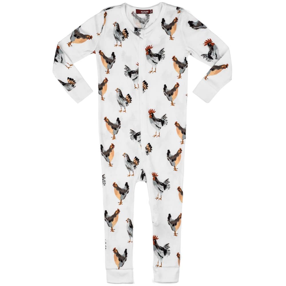 Chicken Zipper Pajama
