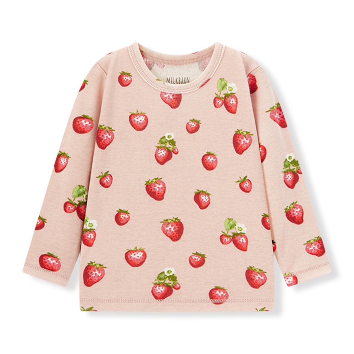 Strawberry Organic Cotton Two Piece Pajama Set