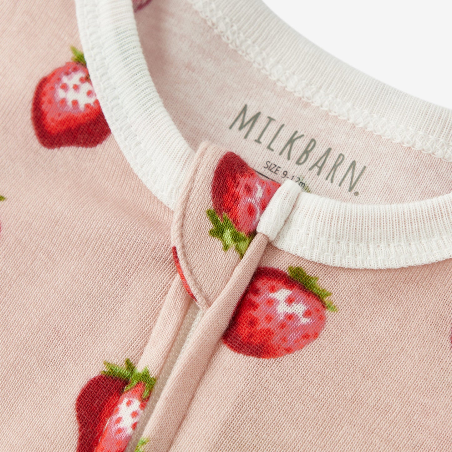 Strawberry Zipper Pajama