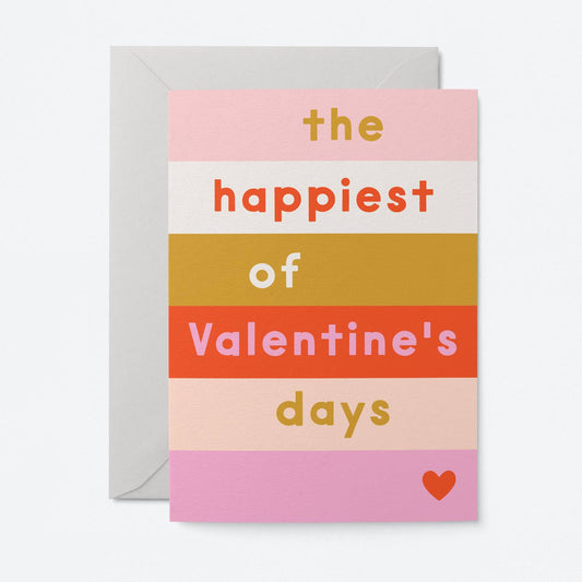 The Happiest of Valentine's Days Card