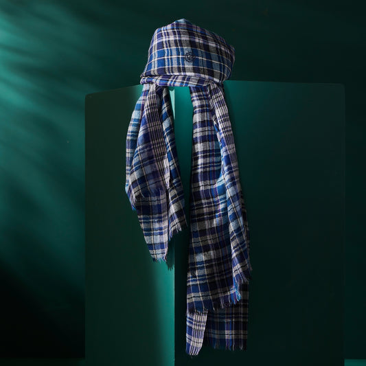 Barra Checkered Men's Scarf