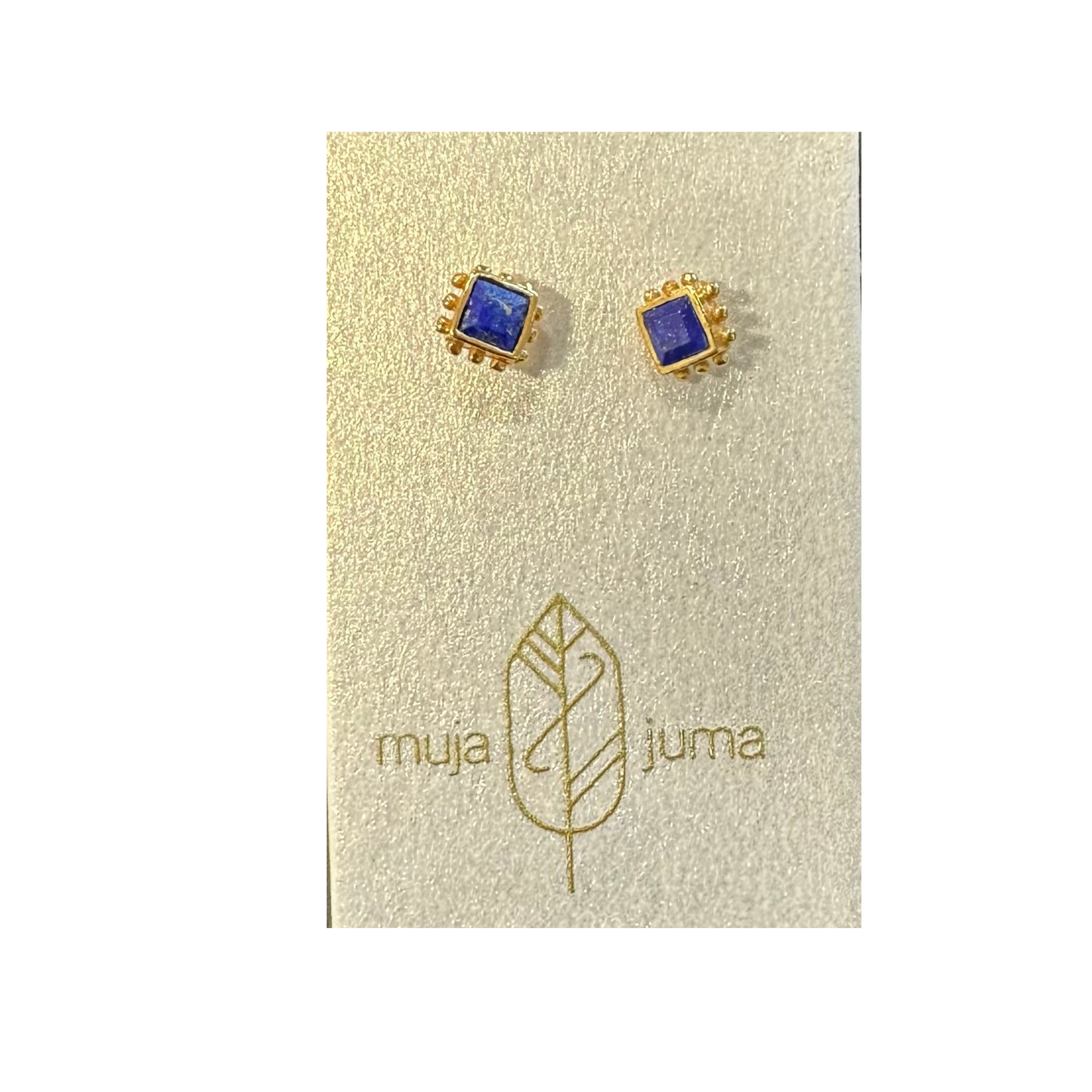 Guarani Square Stud Earrings