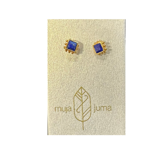 Guarani Square Stud Earrings