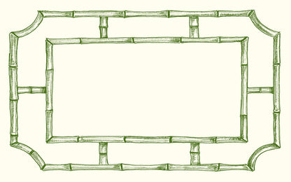 Bamboo Lattice Place Card
