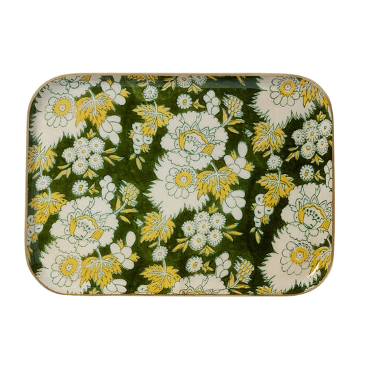 Vishnu Green Bohemian Chic Tray