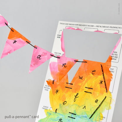 DIY Pull-A-Pennant™ Greeting Card