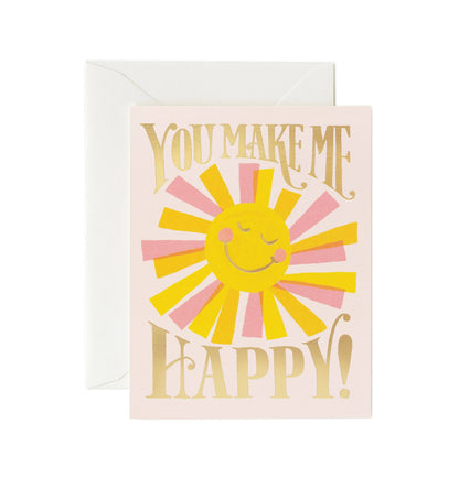 You Make Me Happy Card